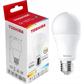 Žárovka LED žárovka TOSHIBA E27 A60 806 lm 8,5 W 4000 K
