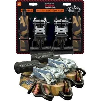 Upínací popruh QUICKLOADER Popruh samonavíjecí jednod.s račnou 1500 kg 5 m x 29 mm 2-PACK