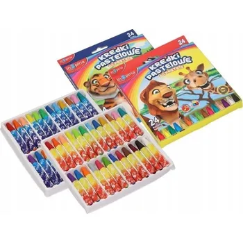 Pastelka Dětské VOSKOVKY Sada 24 Inspiria pastelky pro NEJMENŠÍ