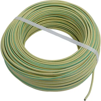 elektrický kabel Kabel CSA 2,5 mm silikon - zeleno/žlutý
