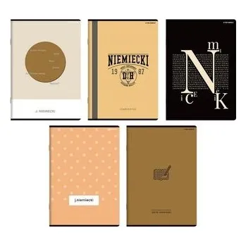 Set školních potřeb Zeszyt A5/60K kratka Niemiecki (10szt) TOP2000