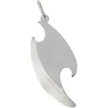 Zlatnictví Helios Zlatá asymetrická destička s matováním