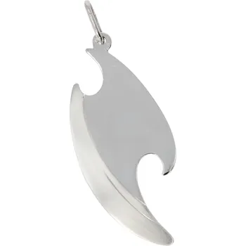 Přívěsek Zlatnictví Helios Zlatá asymetrická destička s matováním