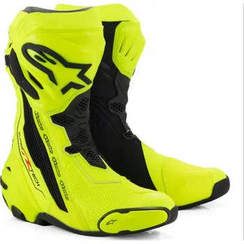 Moto obuv Boty SUPERTECH R, ALPINESTARS (žlutá fluo/černá) 2026 48