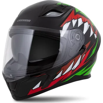 Helma na motorku Přilba Orbit StriX, CASSIDA (červená/zelená/šedá/bílá/černá) 2026 XS (53 až 54 cm)