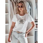 Dámské tričko s medvídkem TEDDYCAP RY2745 Barva: Bílá, Velikost: M