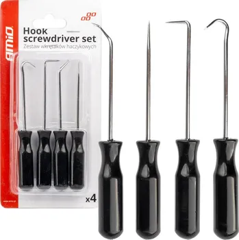 Šroubovák Sada hákových šroubováků 4ks.