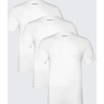 Pánská trička BOSS Black 50534019 bílá Velikost: M