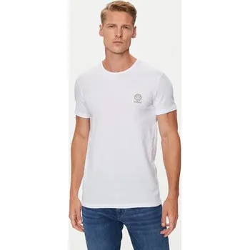 Pánské tričko Versace Souprava triček AU10193 1A10011 Bílá Slim Fit 3XL