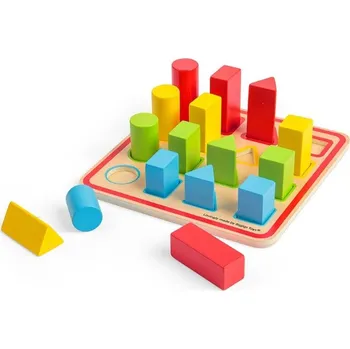 Bigjigs Toys Barevné vkládací tvary