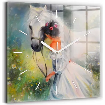 Hodiny Nástěnné hodiny Wallfluent černé 30 cm