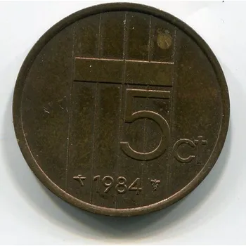 NIZOZEMÍ. 5 cents 1984.