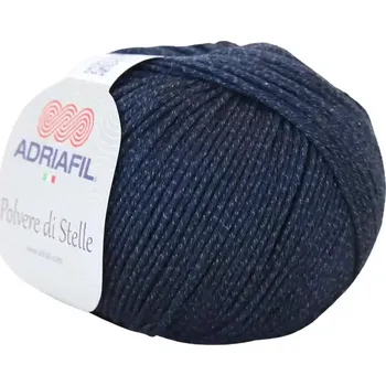 Příze Adriafil Polvere di Stelle 30 Půlnoční modrá (Letní příze Polvere di Stelle Půlnoční modrá)