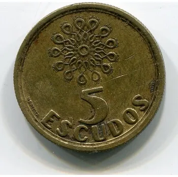 PORTUGALSKO. 5 escudos 1999.