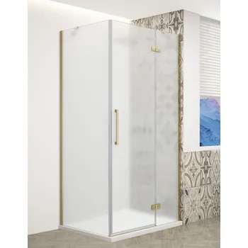 GELCO TRINITY GOLD obdélníkový kout 1100x1000mm pravý, matné sklo, GT5610-11MR-G