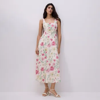 Dámské šaty Reserved - Šaty s autorským vzorem - vícebarevná - 350DJ-MLC - 350DJ-MLC-S