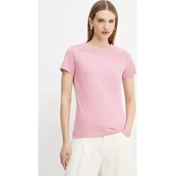 Pánské oblečení Bavlněné tričko BOSS Orange C Esogo 1 50506973 růžová 30X, vel. XL