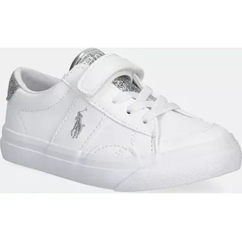 Chlapecké tenisky Dětské sneakers boty Polo Ralph Lauren RYLEY PS stříbrná barva, RL02066100 SLV, EUR 22