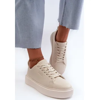 Dámské tenisky BIG STAR SHOES Lehké dámské tenisky Big Star NN274321 Memory Foam System Barva: Béžová, Velikost: 41