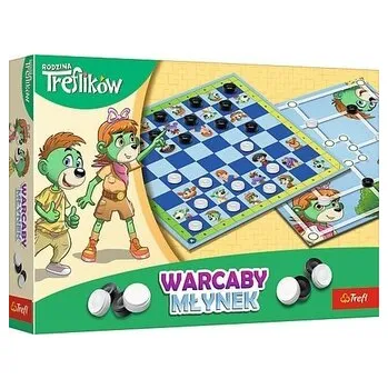 Warcaby i Młynek Rodzina Treflików TREFL