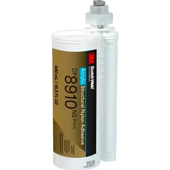 Průmyslové lepidlo DP8910NS 3M Scotch-Weld Nylonové lepidlo pro lepení konstrukcí, černá barva, 490 ml, duo-pack