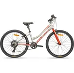 Galaxy Juniorské dívčí kolo Ruby 24" 9.0 stříbrná - 12" (138-148 cm)