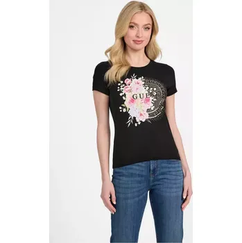 Dámské tričko GUESS dámské tričko Telly černé M
