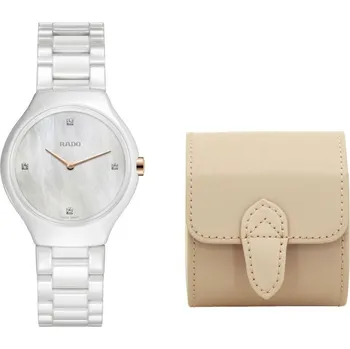 Hodinky Rado True Thinline Diamonds R27958909 + záruka 5 let + zkrácení řemínku zdarma