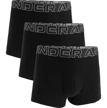 Boxerky pánské boxerky UNDER ARMOUR - BLACK - 3 ks - L (Under Armour Performance Cotton 3In 3Pk)