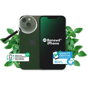 Mobilní telefon Renewd iPhone 13 Mini 128GB Green - CE RND-P228128-10