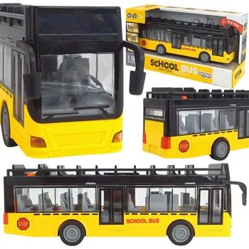 autíčko Autobus WOOPIE se světly a otevíracími dveřmi