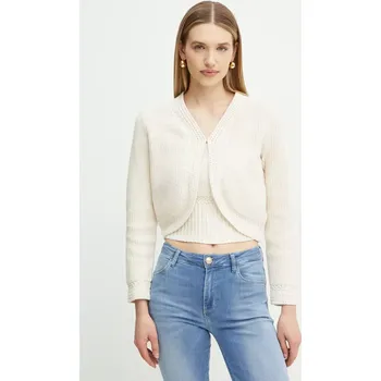 Dámský svetr Kardigan Guess ERYNN dámský, béžová barva, hřejivý, W5GR33 Z3M00 W5GR33.Z3M00 01X, vel. XL