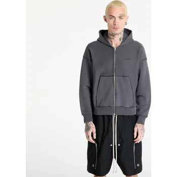 Pánská mikina Mikina HAL STUDIOS® Haus Hooded Zip Sweatshirt UNISEX Washed Black XL