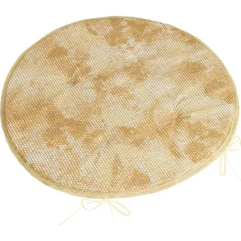 Bellatex Sedák Adéla kulatý hladký Hadí kůže hnědá, 40 x 40 cm