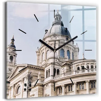 Hodiny Nástěnné hodiny Wallfluent bílé 30 cm