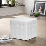 Eoshop Taburet CUBIX II bílá ekokůže