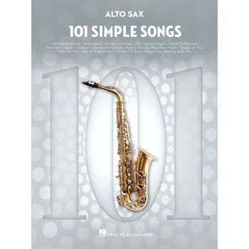 Hal Leonard 101 Simple Songs for Alto Sax Noty