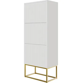 Botník Botník Selsey 50 x 125 x 30 cm bílá