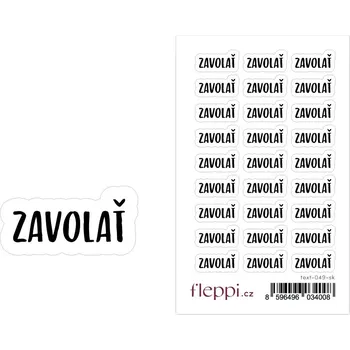samolepka Fleppi Samolepky Zavolať