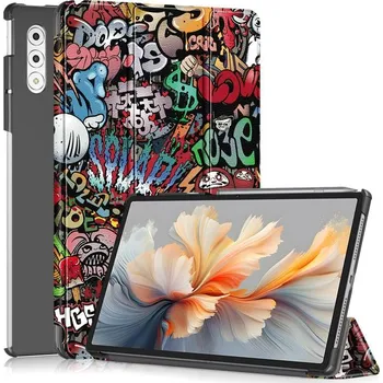 Pouzdro na tablet VSECHNONAMOBIL 104441 ART Zaklápěcí pouzdro pro Lenovo Yoga Tab Plus GRAFFITI