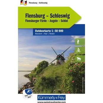 Kümmerly+Frey Outdoorkarte Deutschland 9 Flensburg, Schleswig 1:50.000