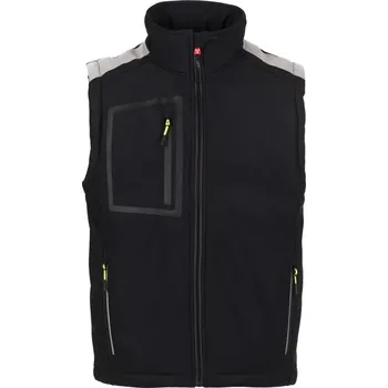 pracovní vesta Pánská softshellová vesta Payper STREAM PAD VEST Barva: Černá/ Černá, Velikost: 5XL