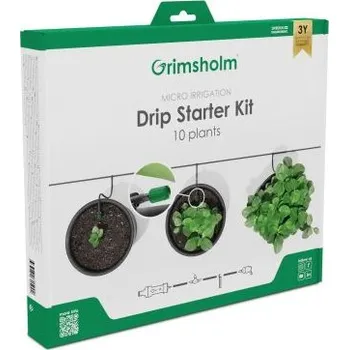 Zavlažovač Grimsholm Sada kapkové mikrozávlahy do květináčů pro 10 rostlin