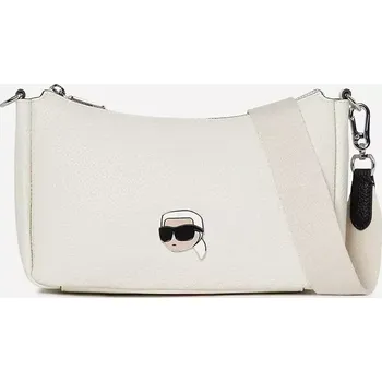 Kabelka Karl Lagerfeld IKON bílá barva, A2W30106 00X, vel. ONE SIZE