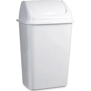 Odpadkový koš koš odpad 50l výklopný BÍLÝ