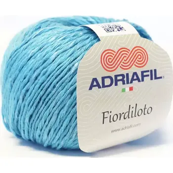 Příze Adriafil Fiordiloto 22 Modrá (Letní příze Fiordiloto modrá)