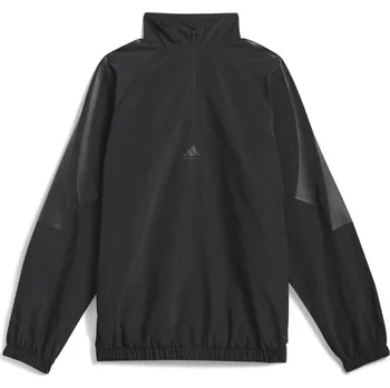 Pánská casual bunda adidas Basketball Woven Half Zip Jacket Mens Black M