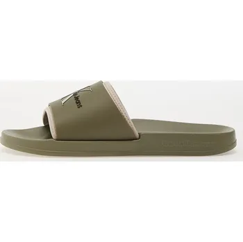 Pánské tenisky Tenisky Calvin Klein Jeans Slide Rubber Neopren Green EUR 45
