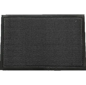 Rohožka Dveřní rohož Domoletti 3D, černá, 60 cm x 90 cm x 1 cm