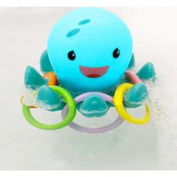 vodní stůl Infantino Svítící chobotnice s kroužky do koupele